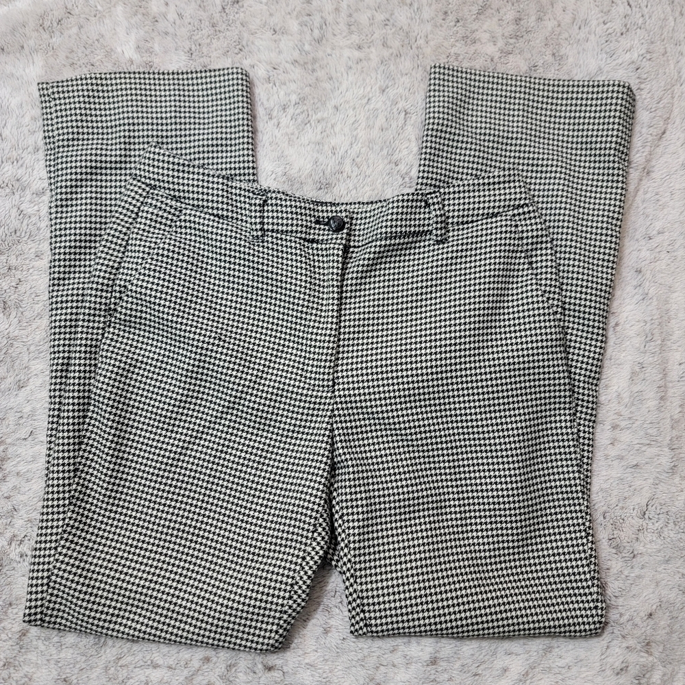 White House Black Market Checkered Pants - Black and White - The Slim - Size 8